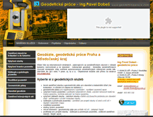Tablet Screenshot of geodetickeprace.com